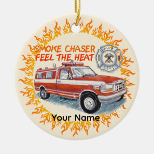 Smoke Chaser Firefighter Ornament