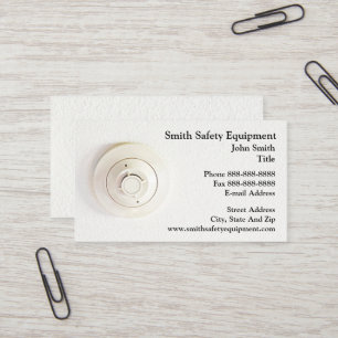 Smoke Detector Business Card