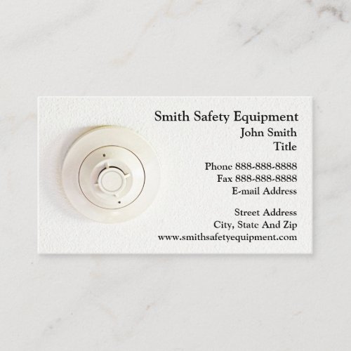 Smoke Detector Business Card