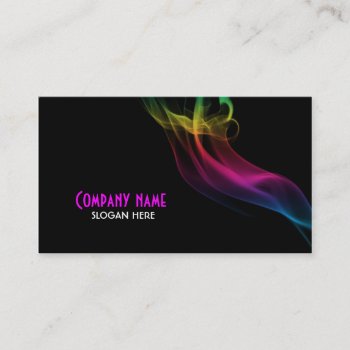 Smoke Effect Business Card by Kjpargeter at Zazzle