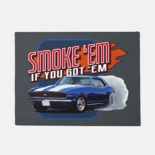 Smoke 'em if You Got 'em Camaro Doormat