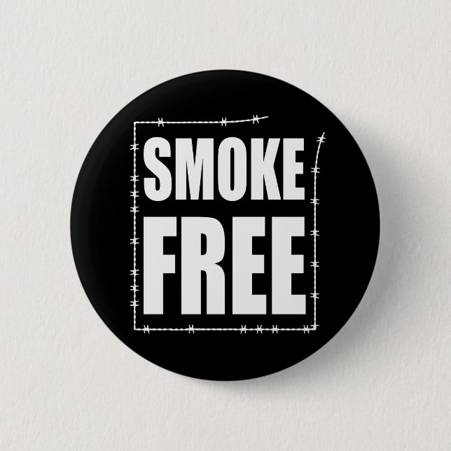 Smoke Free Button (Front)