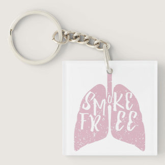 Smoke Free Lungs Keychain