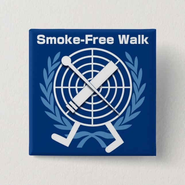 smoke_free_walk_badge pinback button (Front)