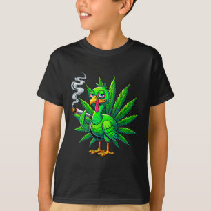 Smoke Joint Turkey Funny Thanksgiving Tee 1