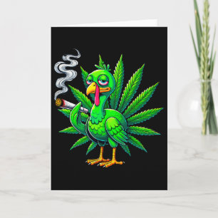 Smoke Joint Turkey Funny Thanksgiving Tee 1 Card