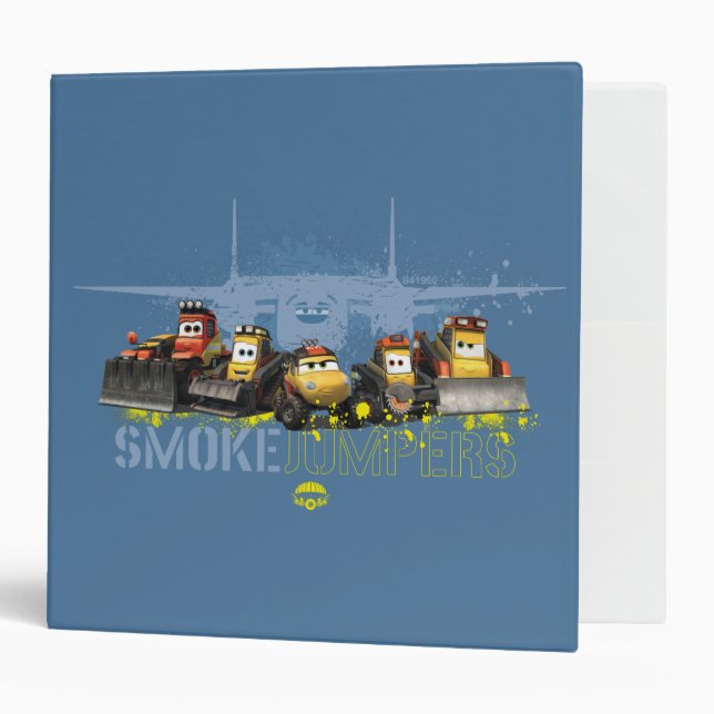 Smoke Jumpers Graphic 3 Ring Binder (Front/Inside)