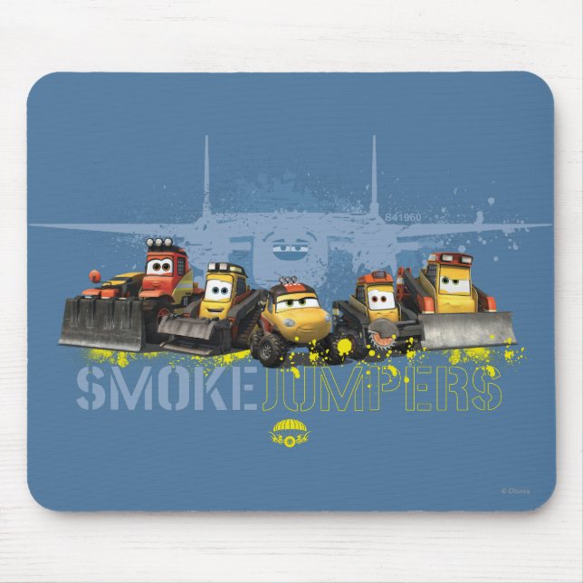 Smoke Jumpers Graphic Mouse Pad (Front)