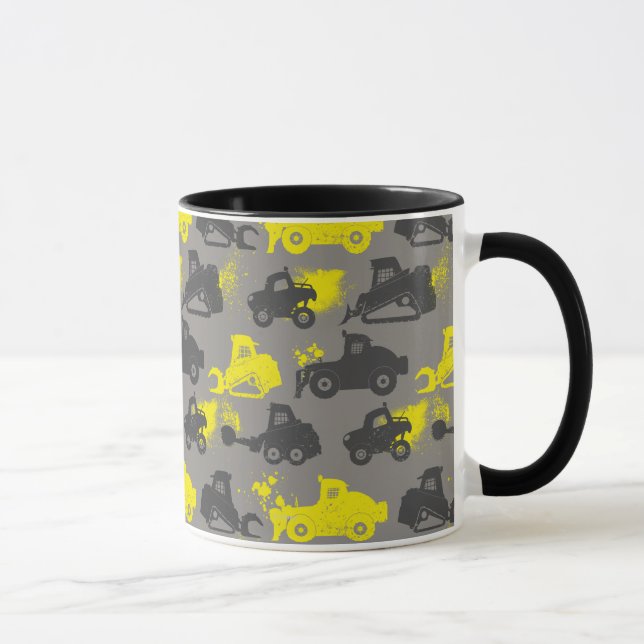 Smoke Jumpers Gray Pattern Mug (Right)