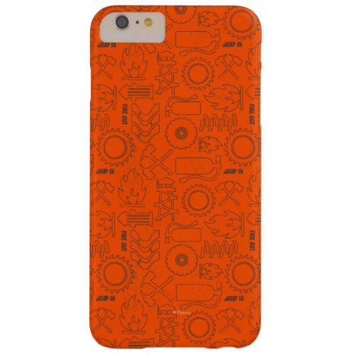 Smoke Jumpers Orange Pattern Barely There iPhone 6 Plus Case