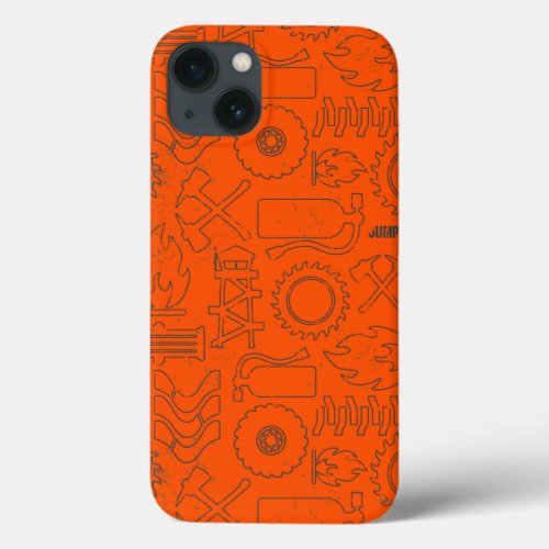 Smoke Jumpers Orange Pattern iPhone 13 Case