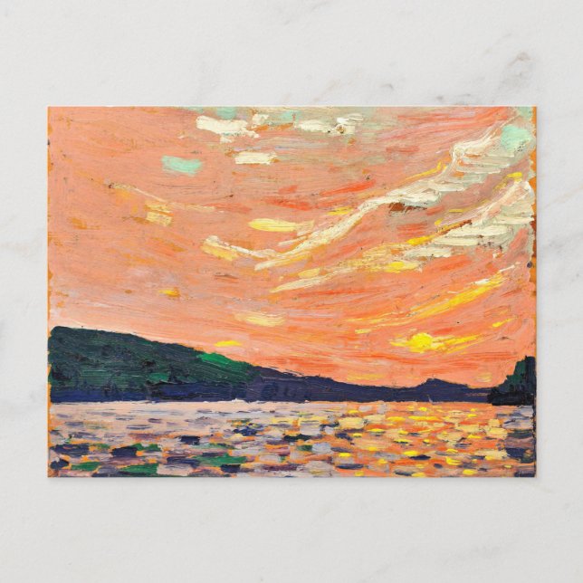 Smoke Lake, painting by Tom Thomson Postcard (Front)