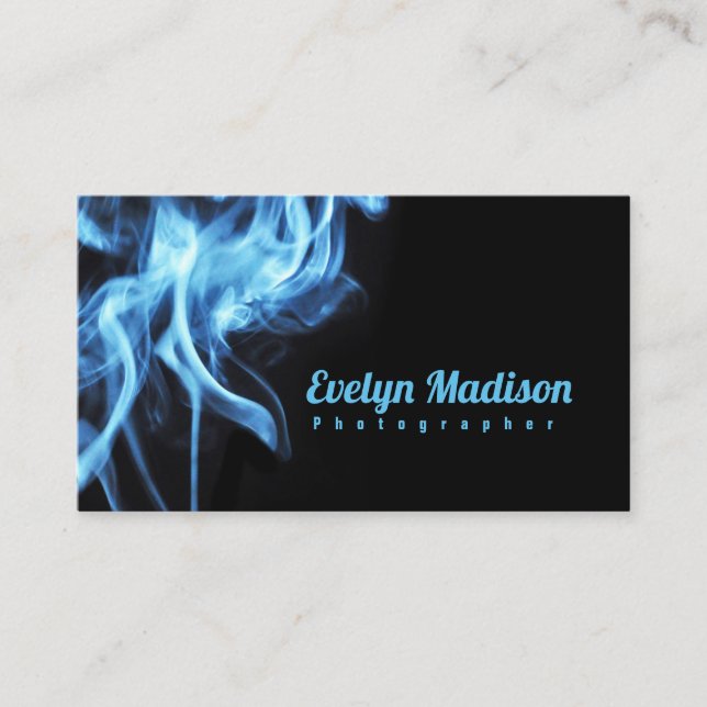 Smoke of an aromatic g678 business card (Front)