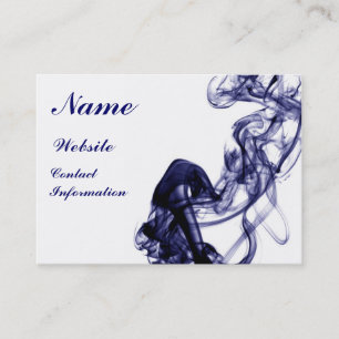Smoke Photography - Blue Business Card