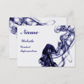 Smoke Photography - Blue Business Card (Front/Back)