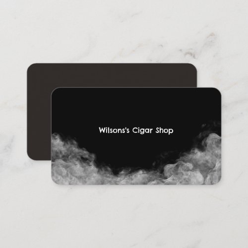 Smoke Shop Vape Business Card