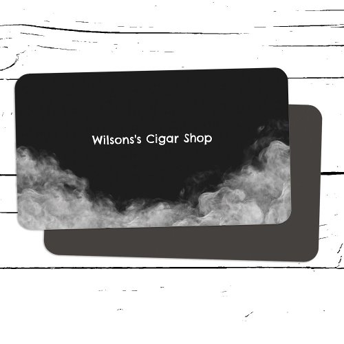 Smoke Shop Vape Business Card