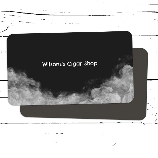 Smoke Shop Vape Business Card