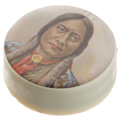 Smoke Signals Lakota Indian Chief Sitting Bull Chocolate Covered Oreo