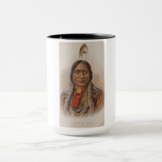 Smoke Signals: Lakota Indian Chief Sitting Bull Mug (Center)