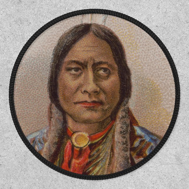 Smoke Signals: Lakota Indian Chief Sitting Bull Patch (Front)