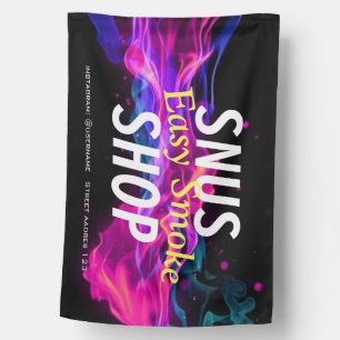 Smoke Snus Shop Business Supplies House Flag
