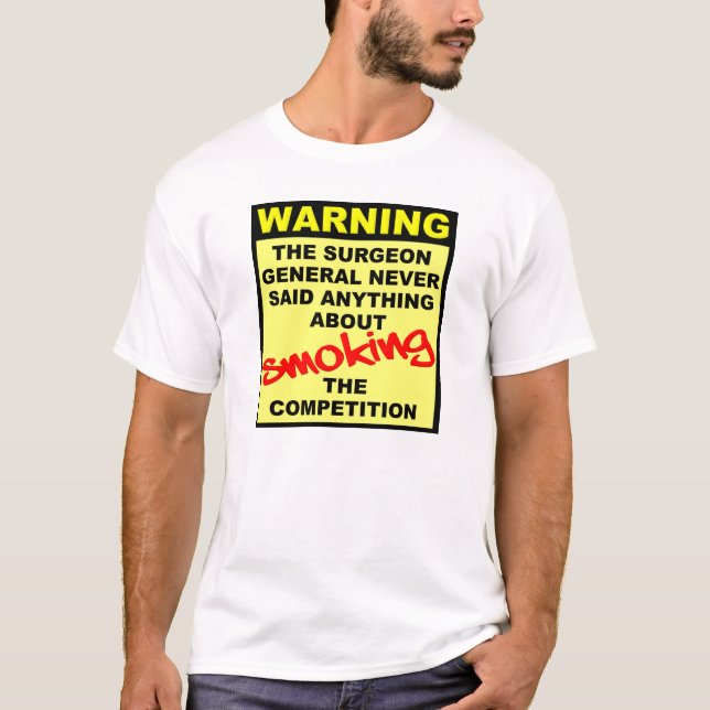 SMoke The Competition Motocross Dirt Bike T-Shirt (Front)