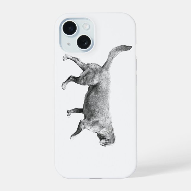 smoke-trail step iphone case (Back)