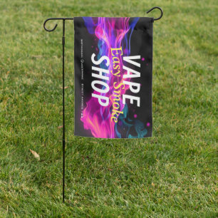 Smoke Vape Shop Business Supplies  Garden Flag