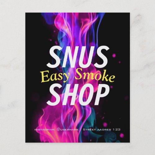 Smoke Vape Shop Business Supplies Garden Flag Flyer