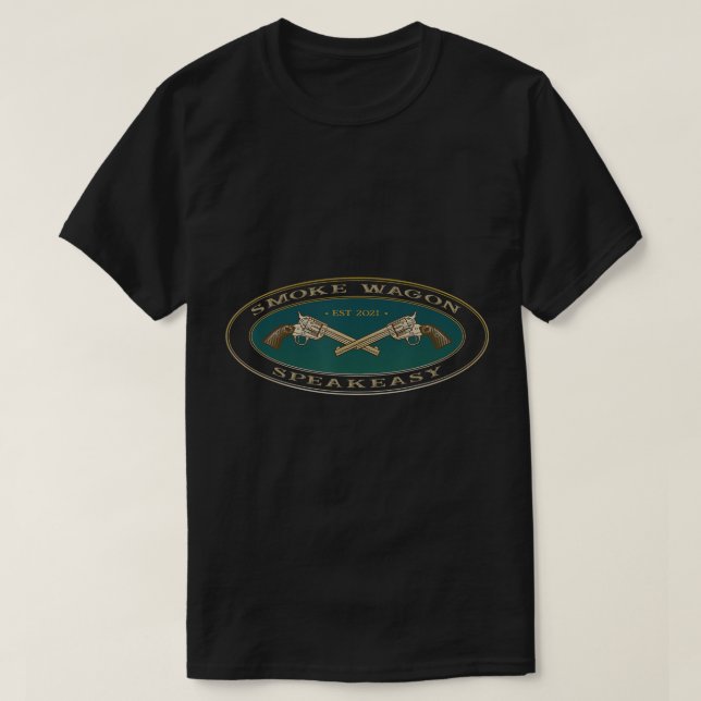 Smoke Wagon Speakeasy T-Shirt (Design Front)