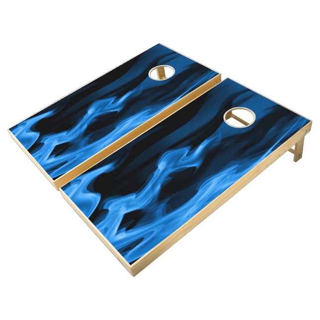 Smoke | Zazzle_Growshop. Cornhole Set (Angled)