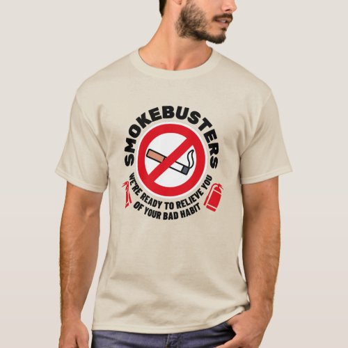 Smokebusters No Smoking Logo T_Shirt