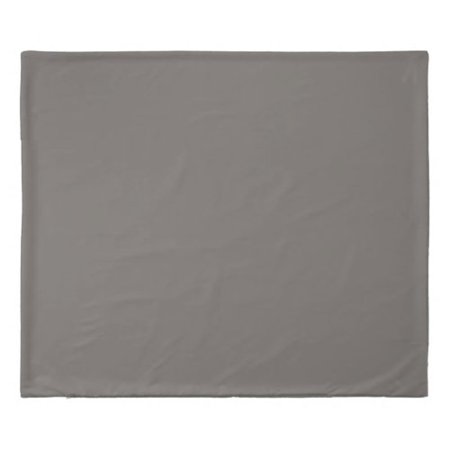 Smoked Earth Brown Solid Color Pairs Rubble Road Duvet Cover