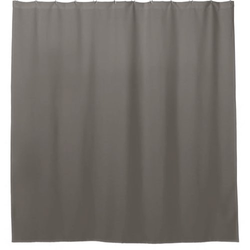 Smoked Earth Brown Solid Color Pairs Rubble Road Shower Curtain