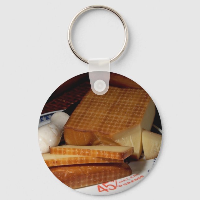 Smoked Gruycre Cheese Keychain (Front)