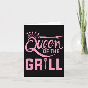 Smoked Meat Funny Barbecue Chef Women Gift Grillin Card