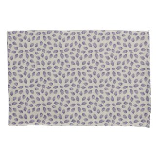 Smoked Purple and Taupe Floral Tufts Seamless