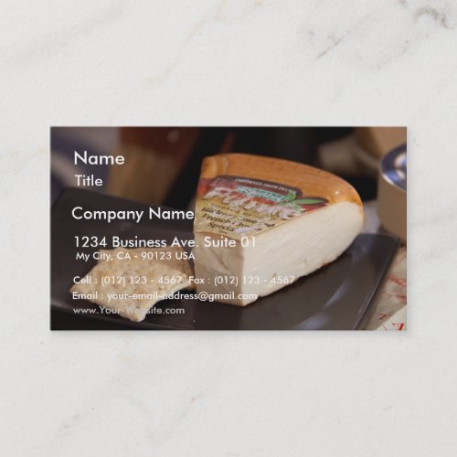 Smoked Rambol Cheese Business Card