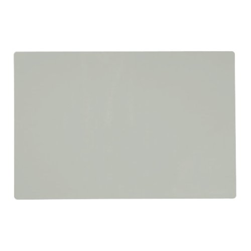 Smoked Sage Green Solid Color _ Gray Mist 419B Placemat