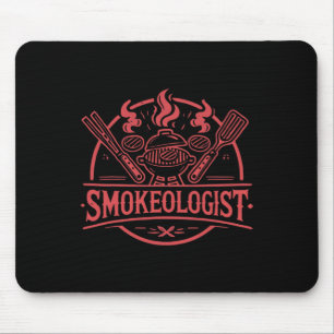 Smokeologist Bbq Smoker Meat Smoking Tools Grillin Mouse Pad