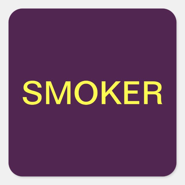Smoker Medical Chart Labels (Front)