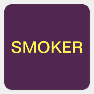 Smoker Medical Chart Labels