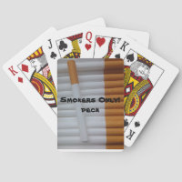 Smokers Only! Playing Cards
