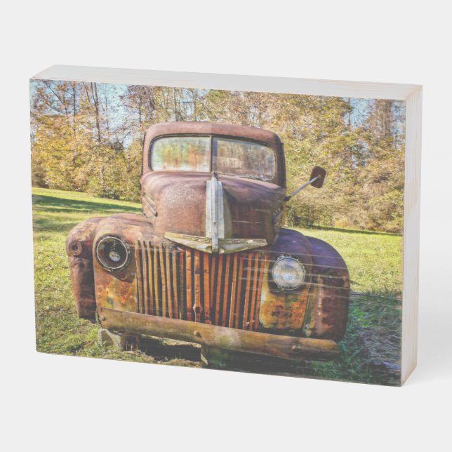 SMOKER'S TEETH Wood Box Art (Angled Horizontal)