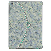 Smokey Aqua with Pearls