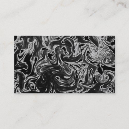 Smokey Black and White Business Card