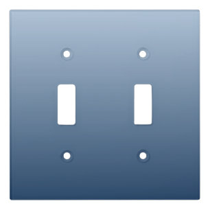 Smokey Blue Harmonious Light to Dark Shades Switch Cover