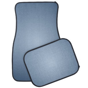 Smokey Blue Shades Light to Dark Stylish Car Floor Mat