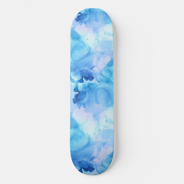 Smokey Blue Skateboard (Front)